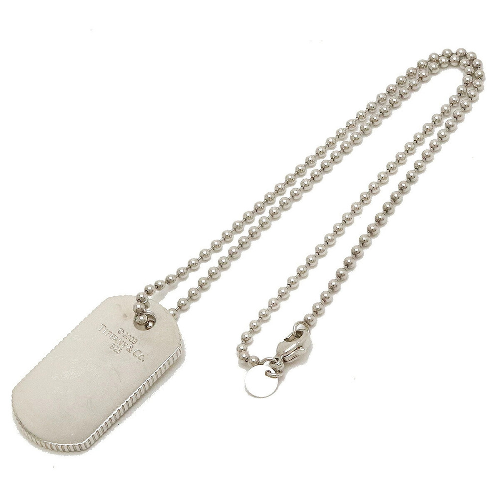 TIFFANYCo Tiffany Coin Pendant Necklace Silver